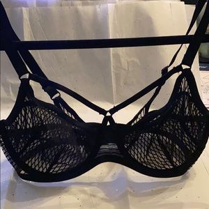 BLACK sheer bra! 🥵